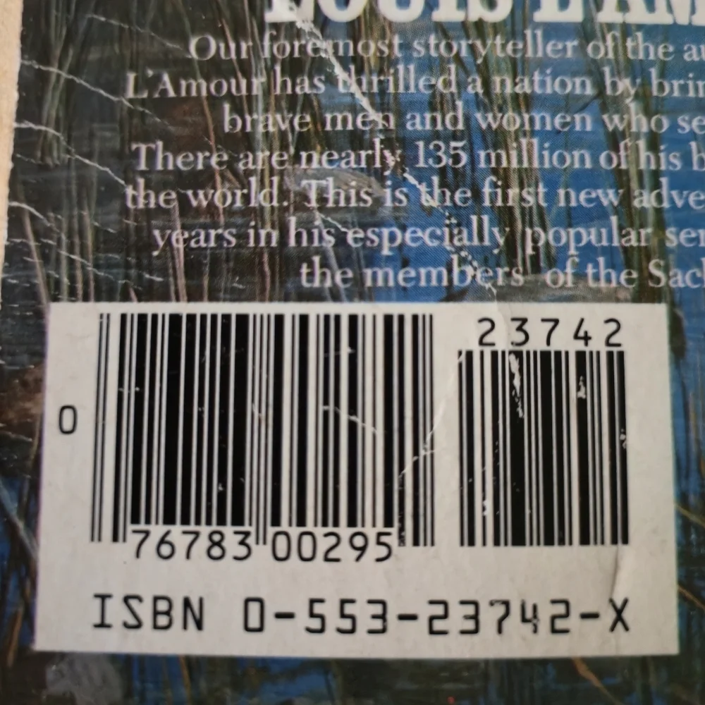 Louis L’Amour Ride The River 1983 Vintage Paperback The Sacketts #17 - Picture 2 of 10